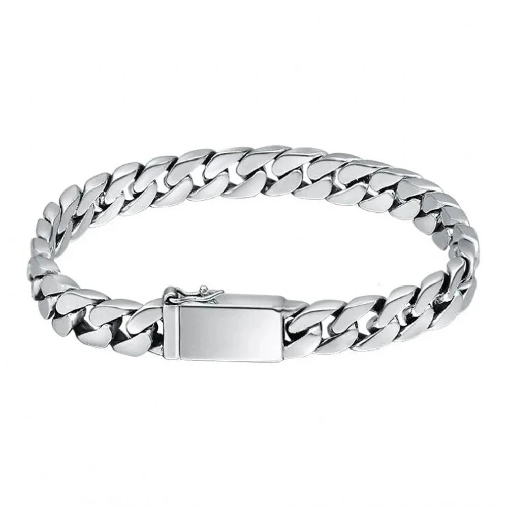 Cuban Link Bracelet – 925 Sterling Silver