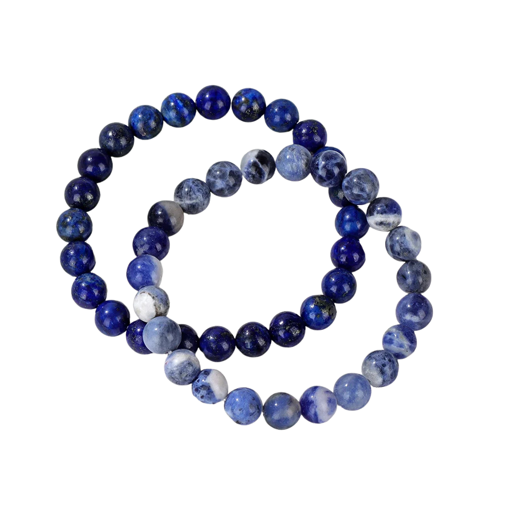 2pcs Natural Stone Beaded Bracelets