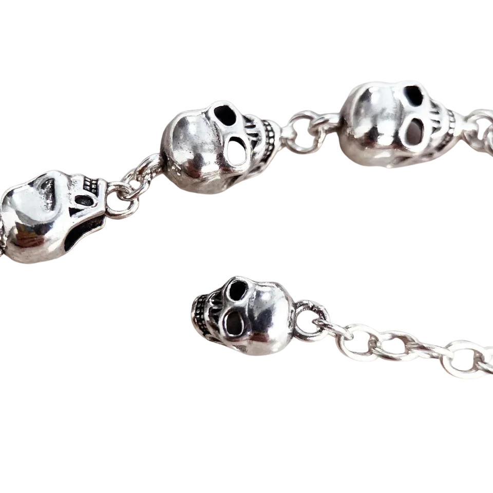 Punk Style 925 Sterling Silver Bracelet
