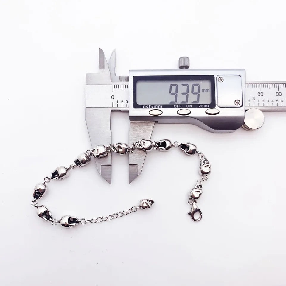 Punk Style 925 Sterling Silver Bracelet