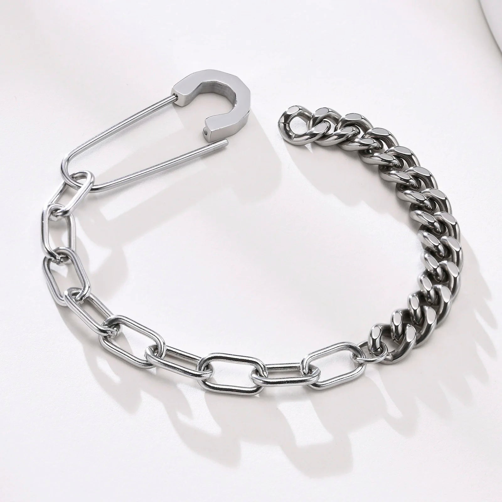 Stainless Steel Contemporary Bracelet
