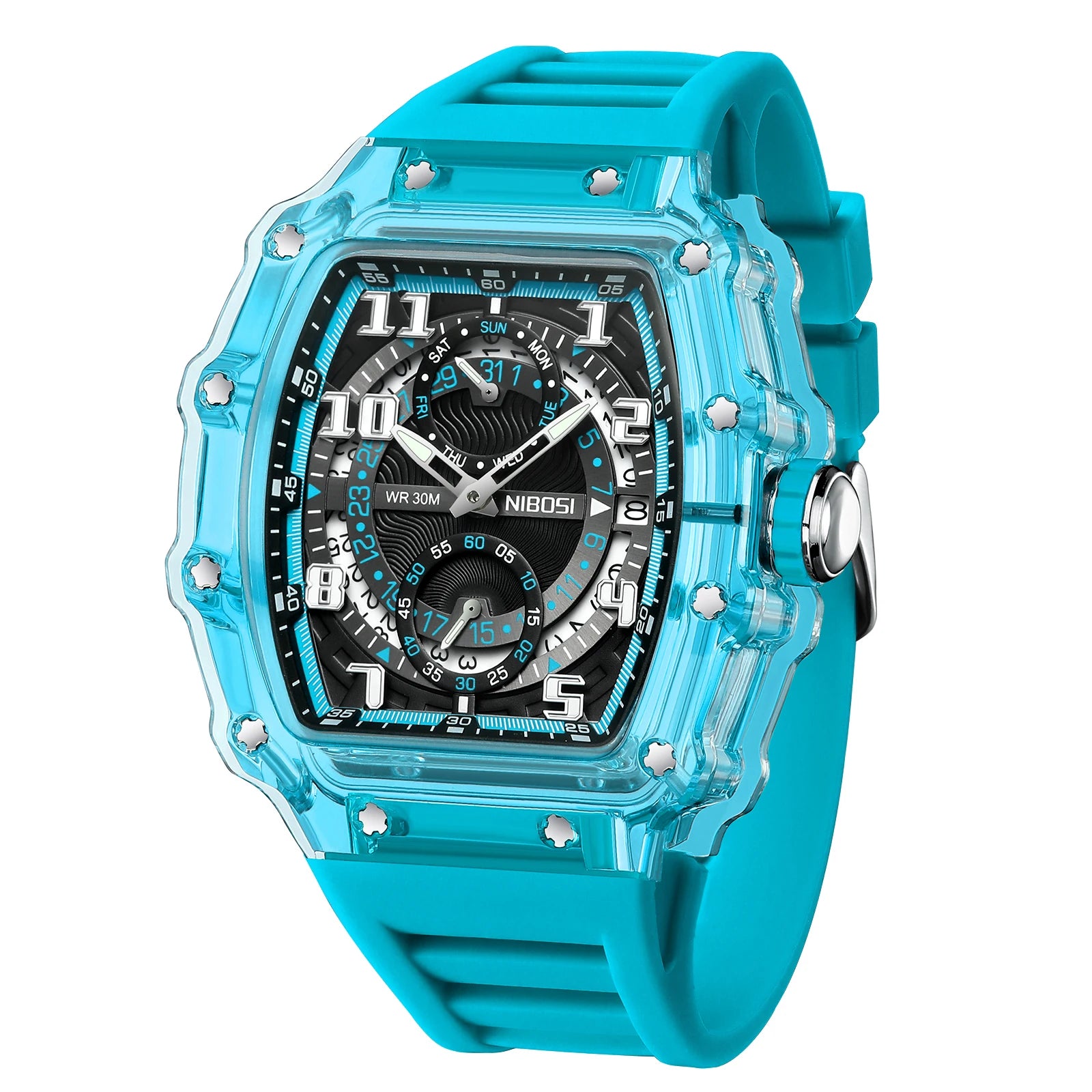 Transparent Waterproof Watch