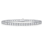 3MM Moissanite Tennis Bracelet 925 Sterling Silver