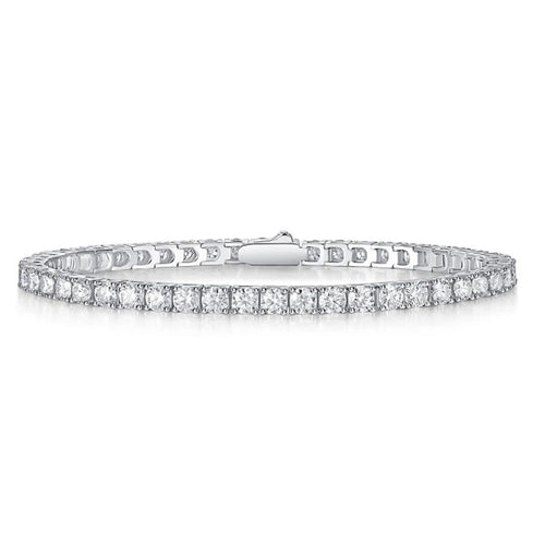 3MM Moissanite Tennis Bracelet 925 Sterling Silver