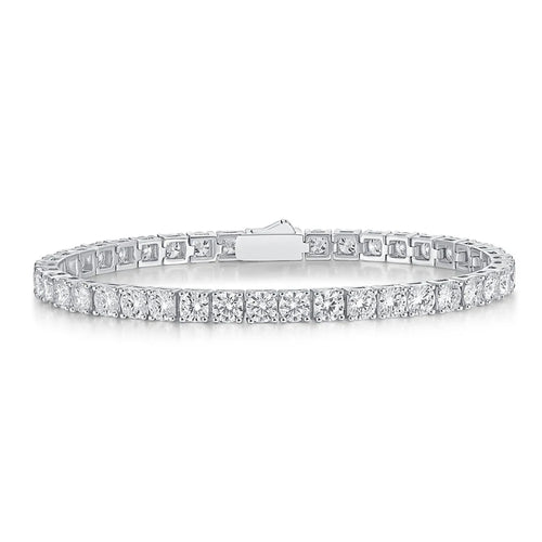 4MM Moissanite Tennis Bracelet 925 Sterling Silver