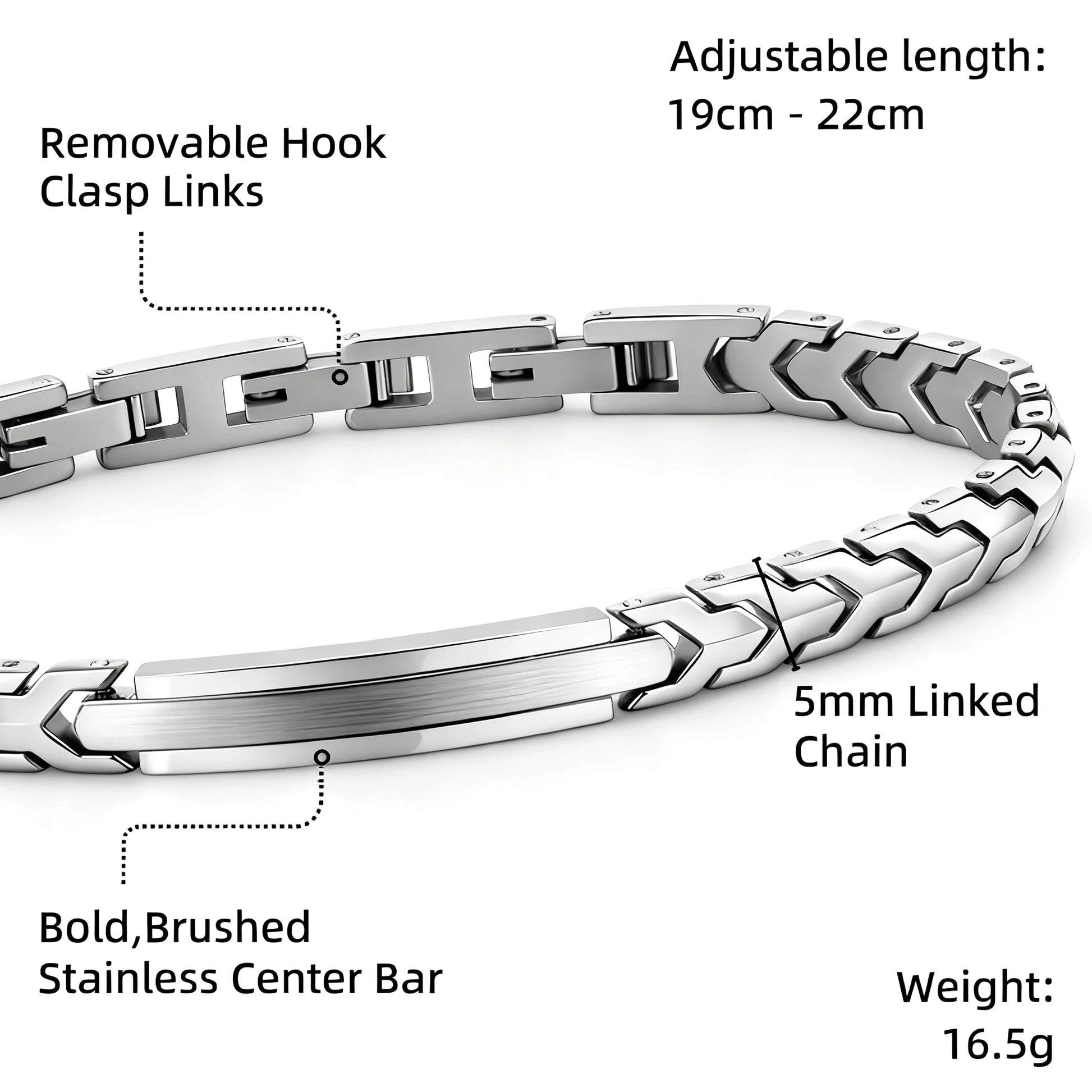 Stainless Steel Bracelet Link Chain