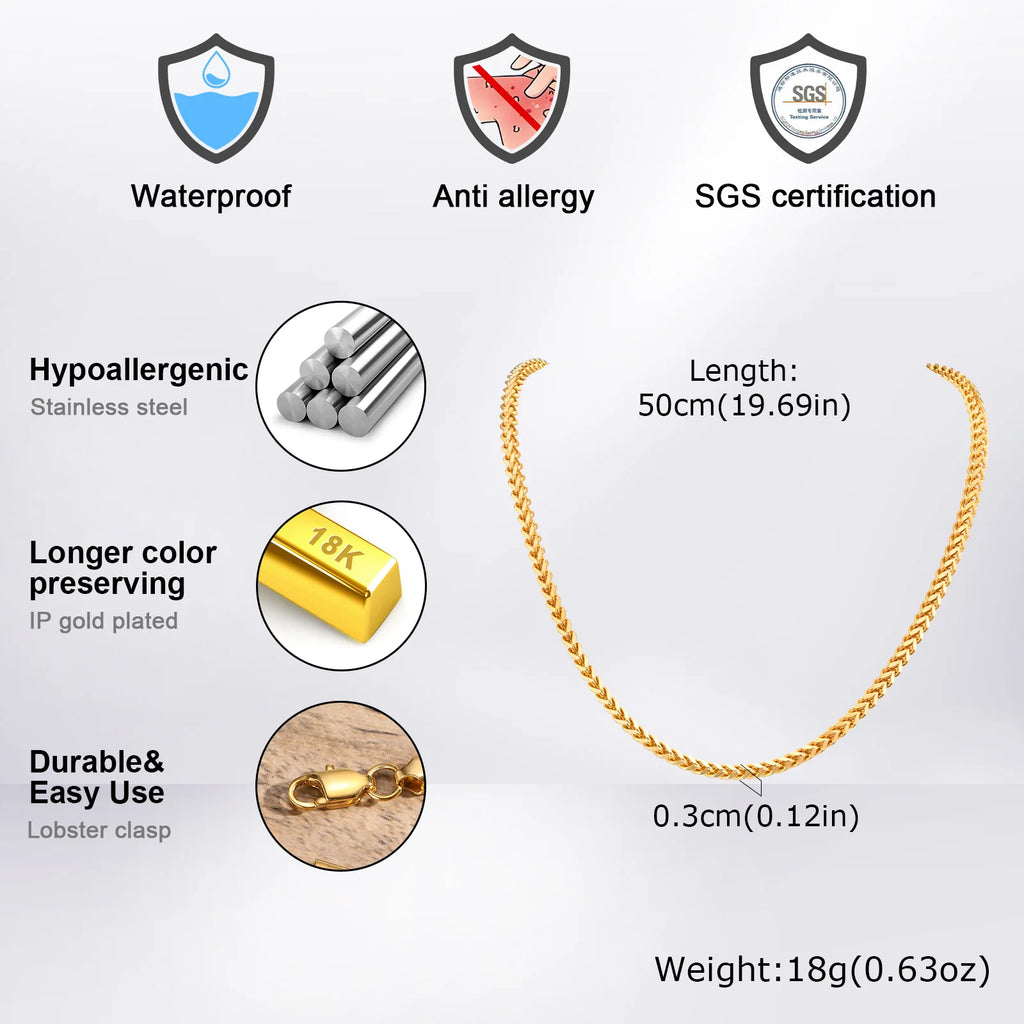 Foxtail Franco Chain