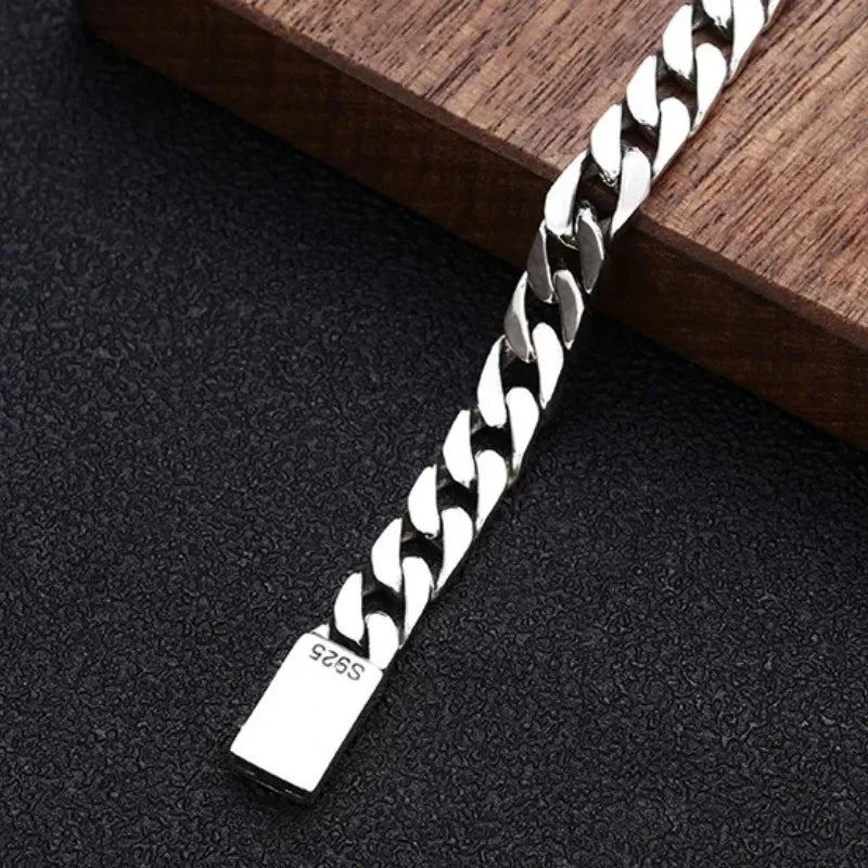 Cuban Link Bracelet – 925 Sterling Silver