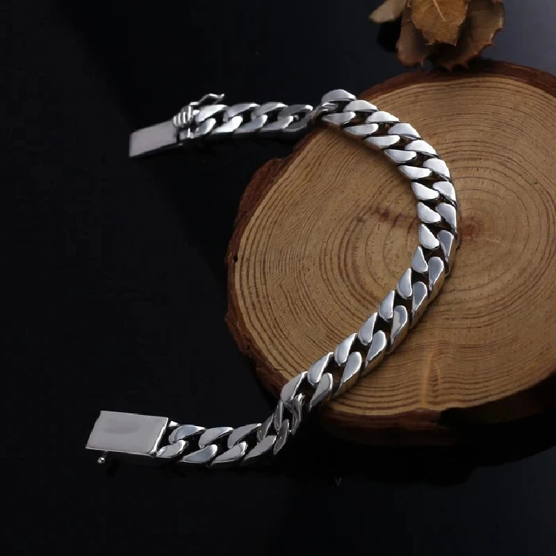 Cuban Link Bracelet – 925 Sterling Silver