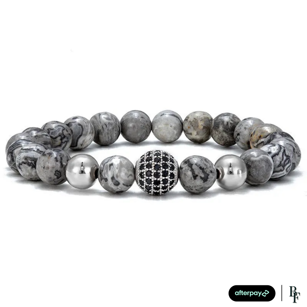 Natural Stone Beaded Bracelet