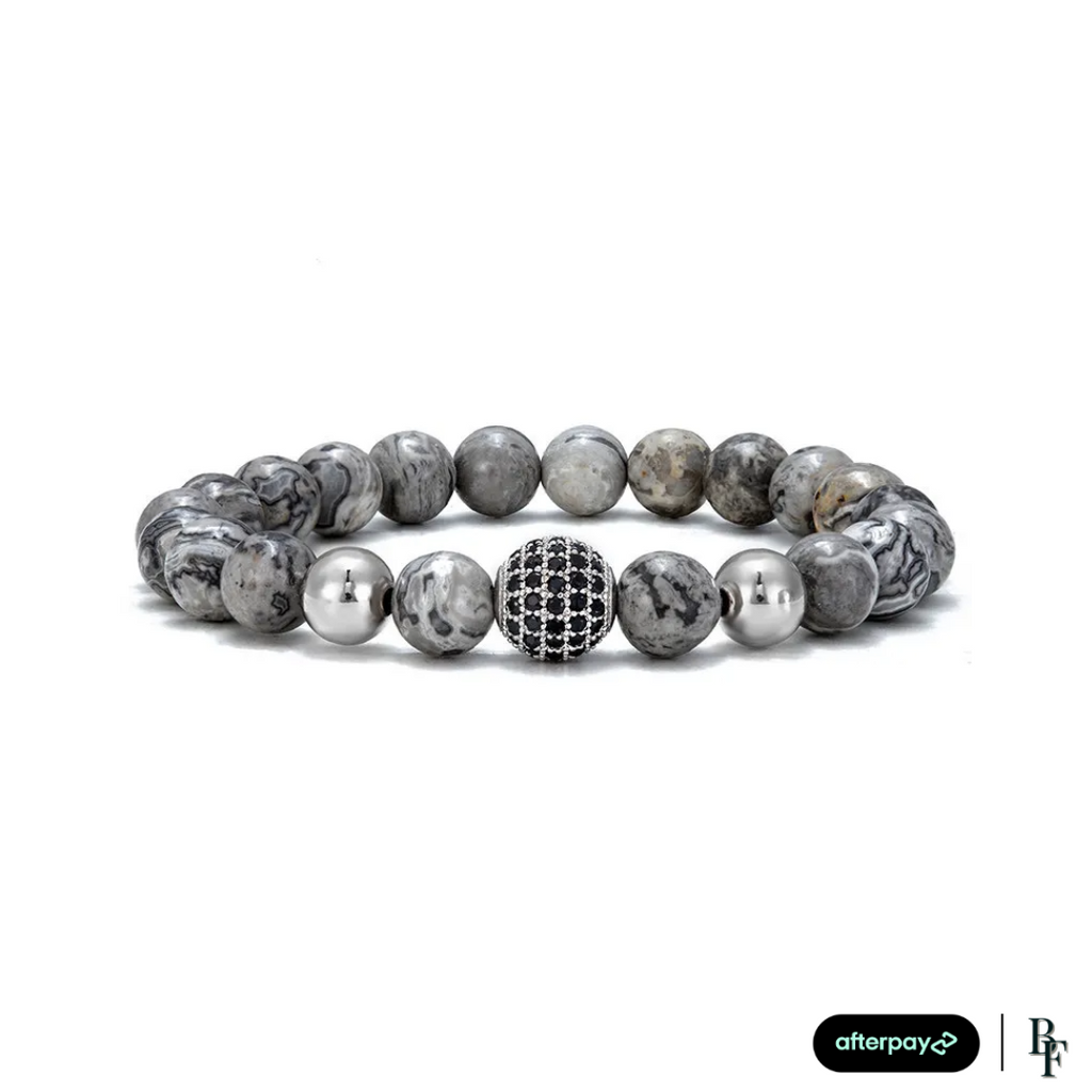 Natural Stone Beaded Bracelet