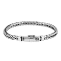 925 Sterling Silver Handmade Woven Retro Style Bracelet