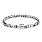 925 Sterling Silver Handmade Woven Retro Style Bracelet