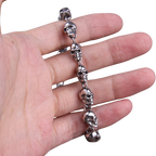 Stainless steel punk skull chain